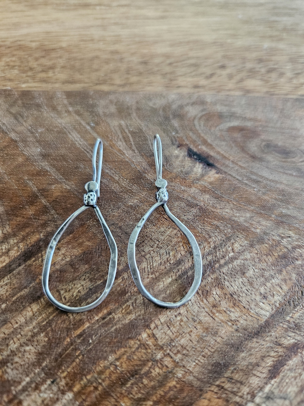 SILPADA .925 Sterling Silver "Lasso Teardrop" Dangle Earrings W1551 - Silver